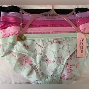 Juicy couture 5pk underwear set